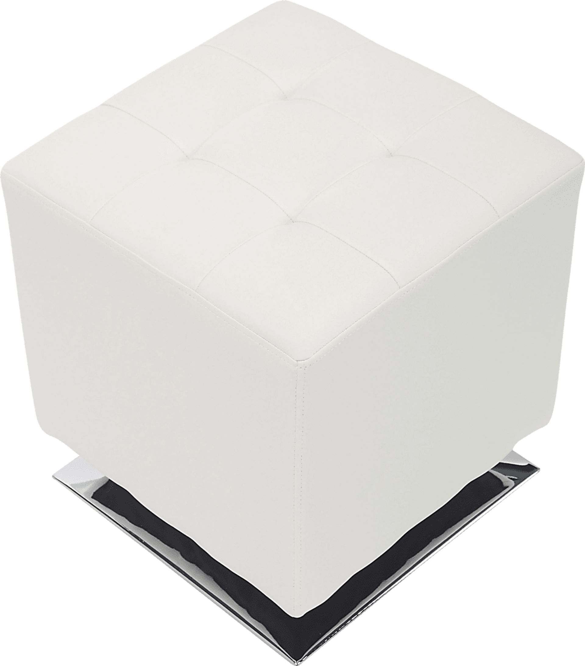 Myasor I White Accent Ottoman - Image 7