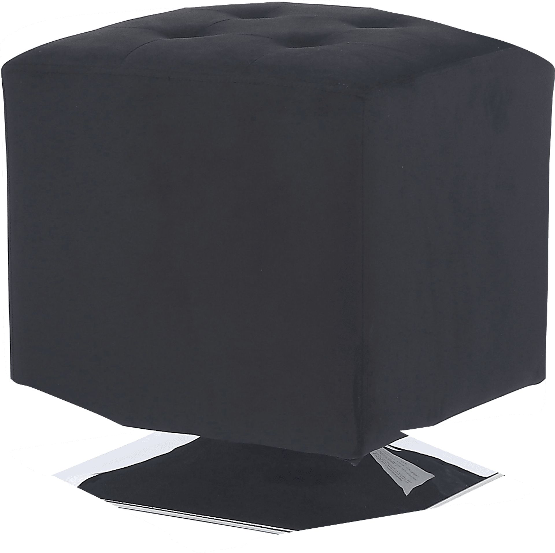 Myasor II Black Accent Ottoman - Image 3