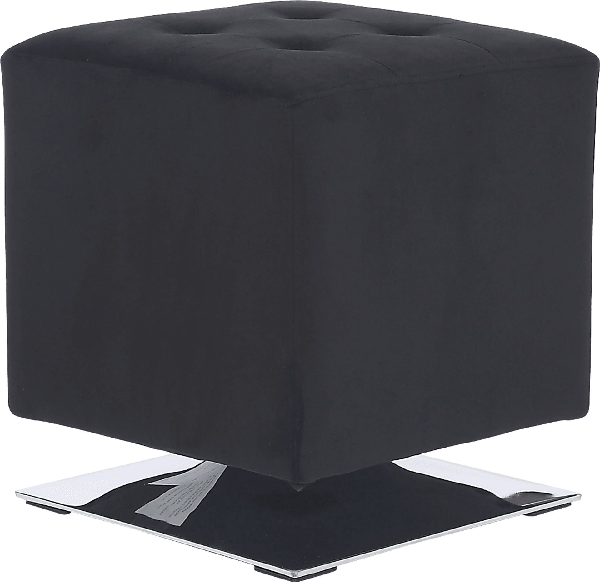 Myasor II Black Accent Ottoman - Image 1
