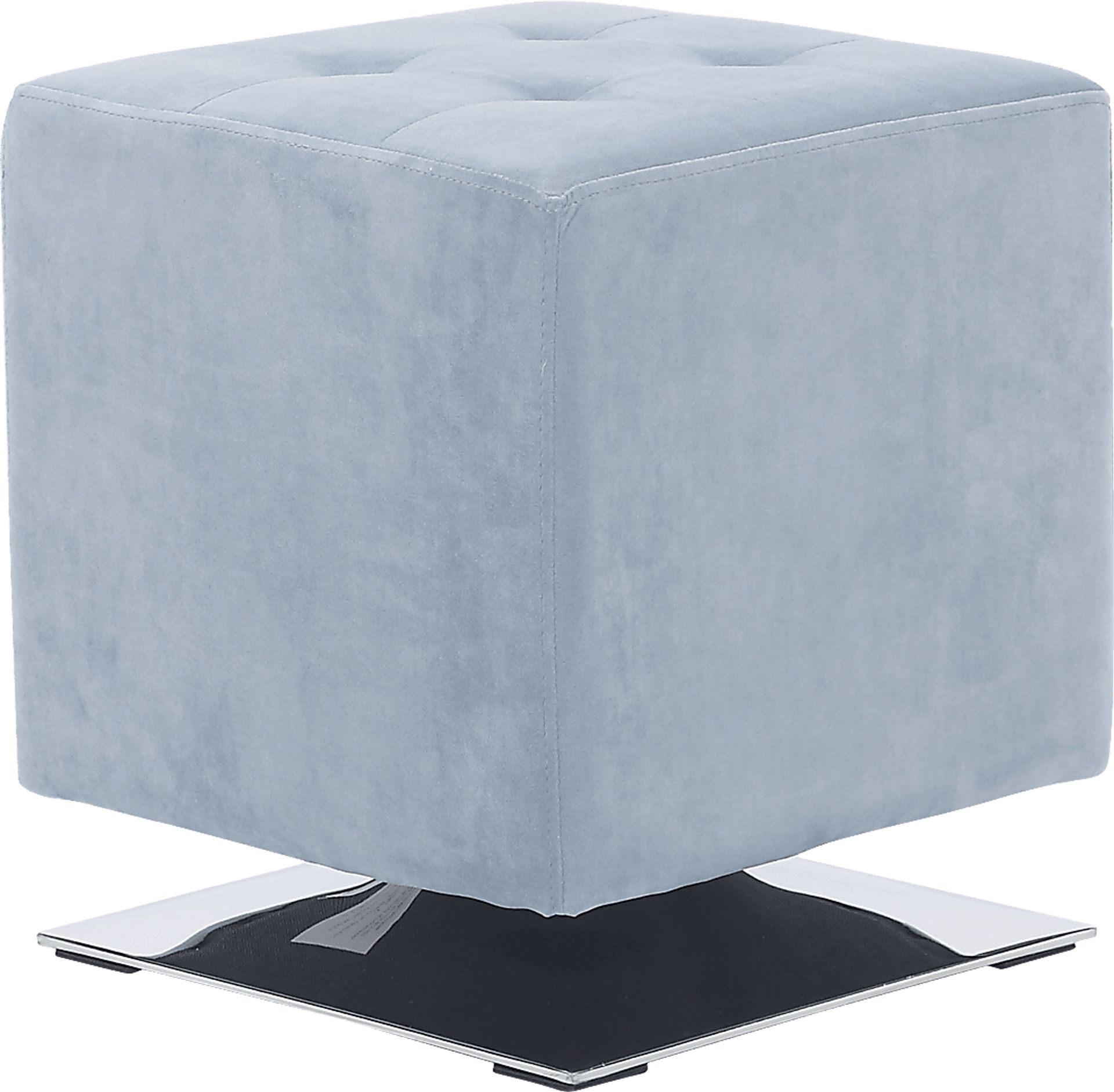 Myasor II Blue Accent Ottoman - Image 3