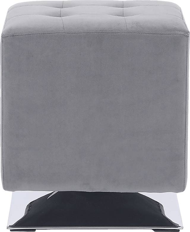 Myasor II Gray Accent Ottoman - Thumbnail - Image 2