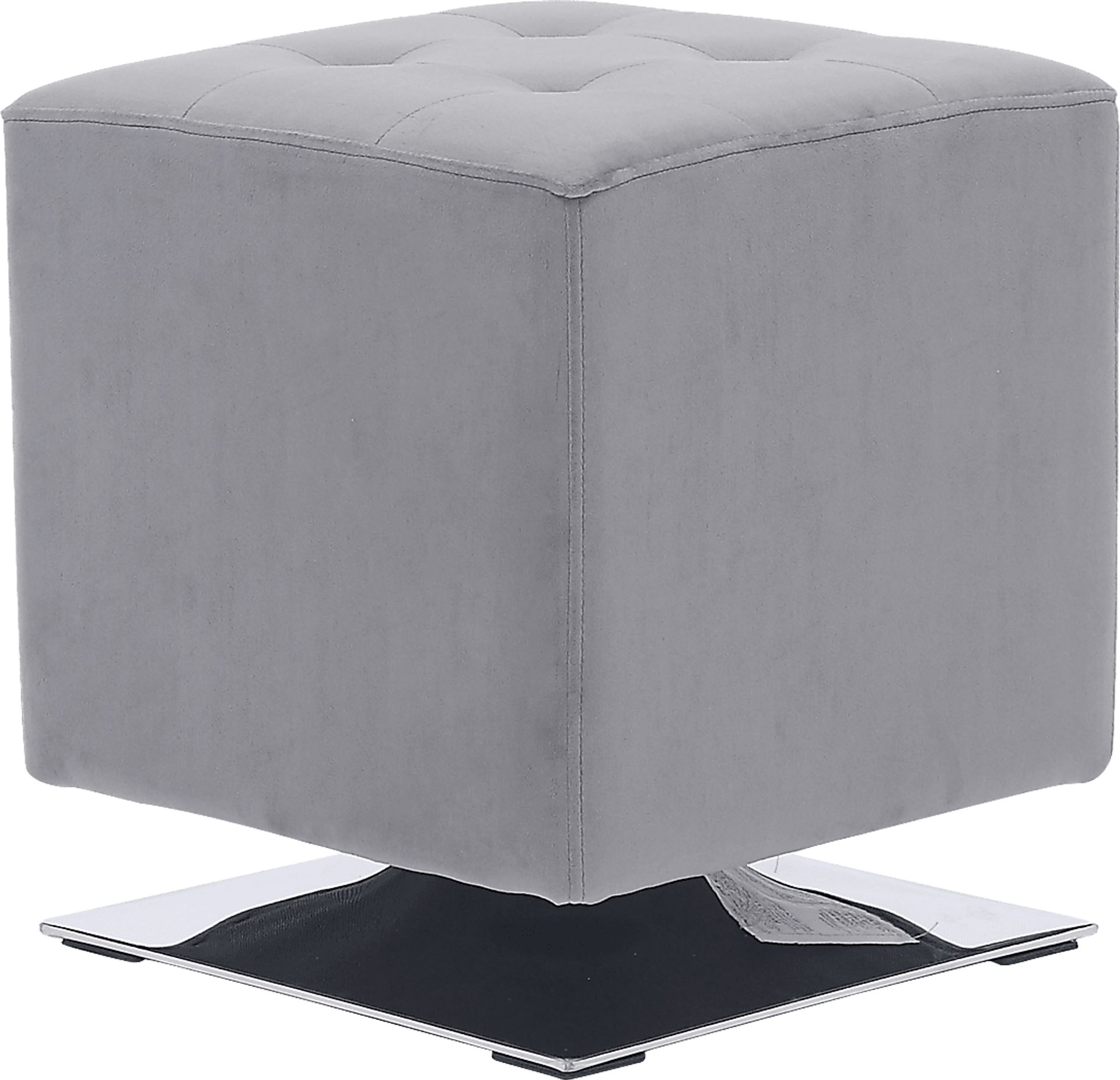 Myasor II Gray Accent Ottoman - Image 3