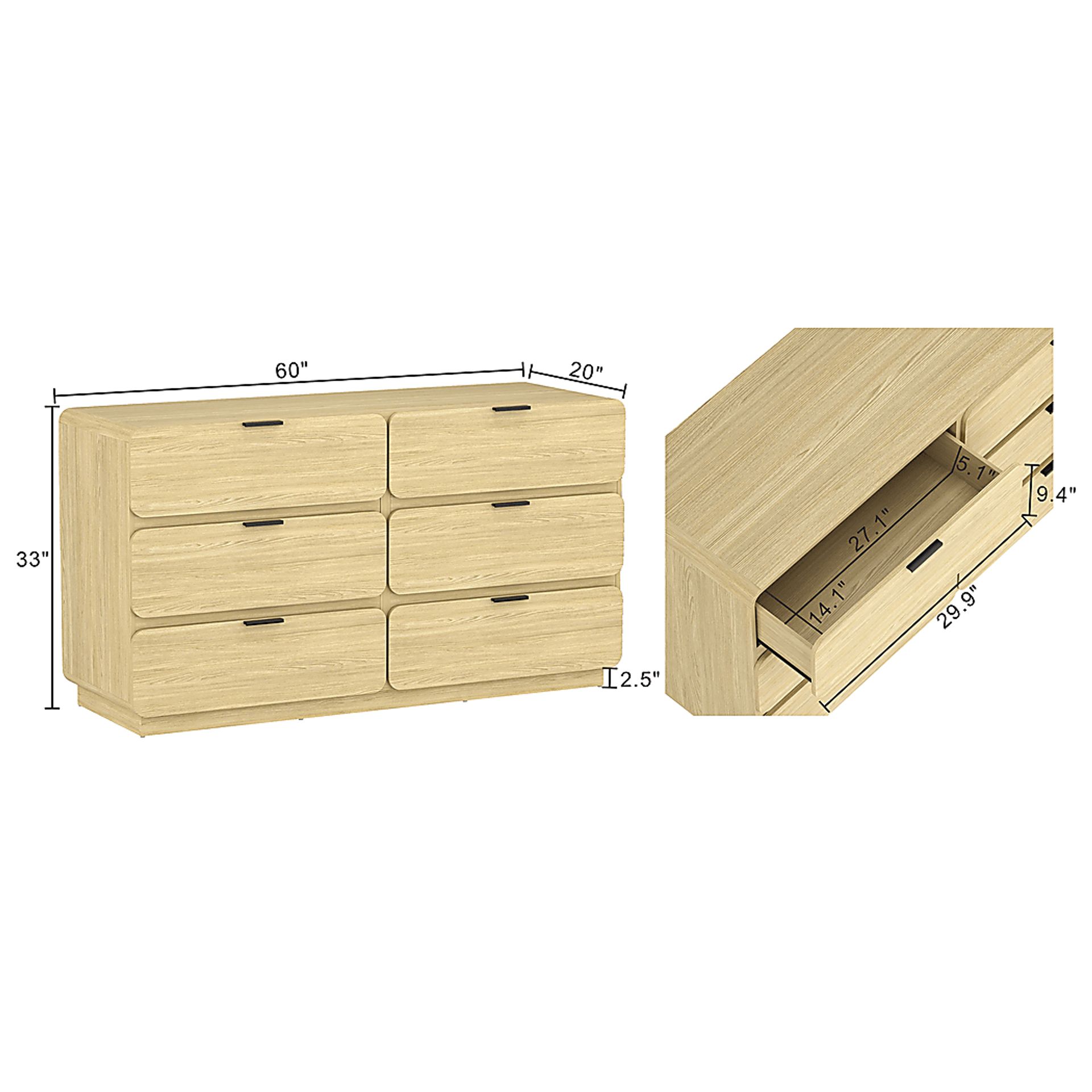 Mydi Brown Dresser - Image 5