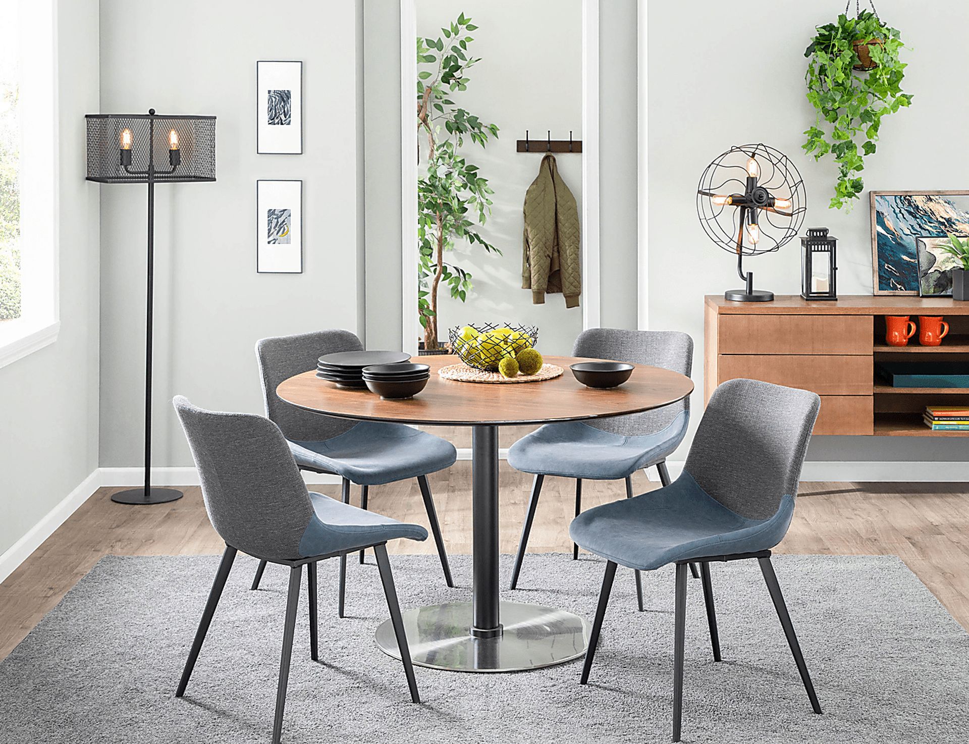 Myerston Blue Dining Chair, Set of 2 - Image 4