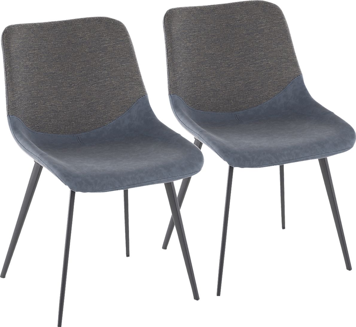 Myerston Blue Dining Chair, Set of 2