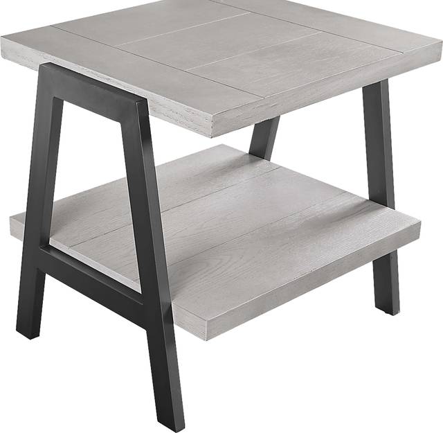 Myha Beige End Table - Thumbnail - Image 3
