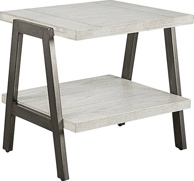 Myha Beige End Table - Thumbnail - Image 1