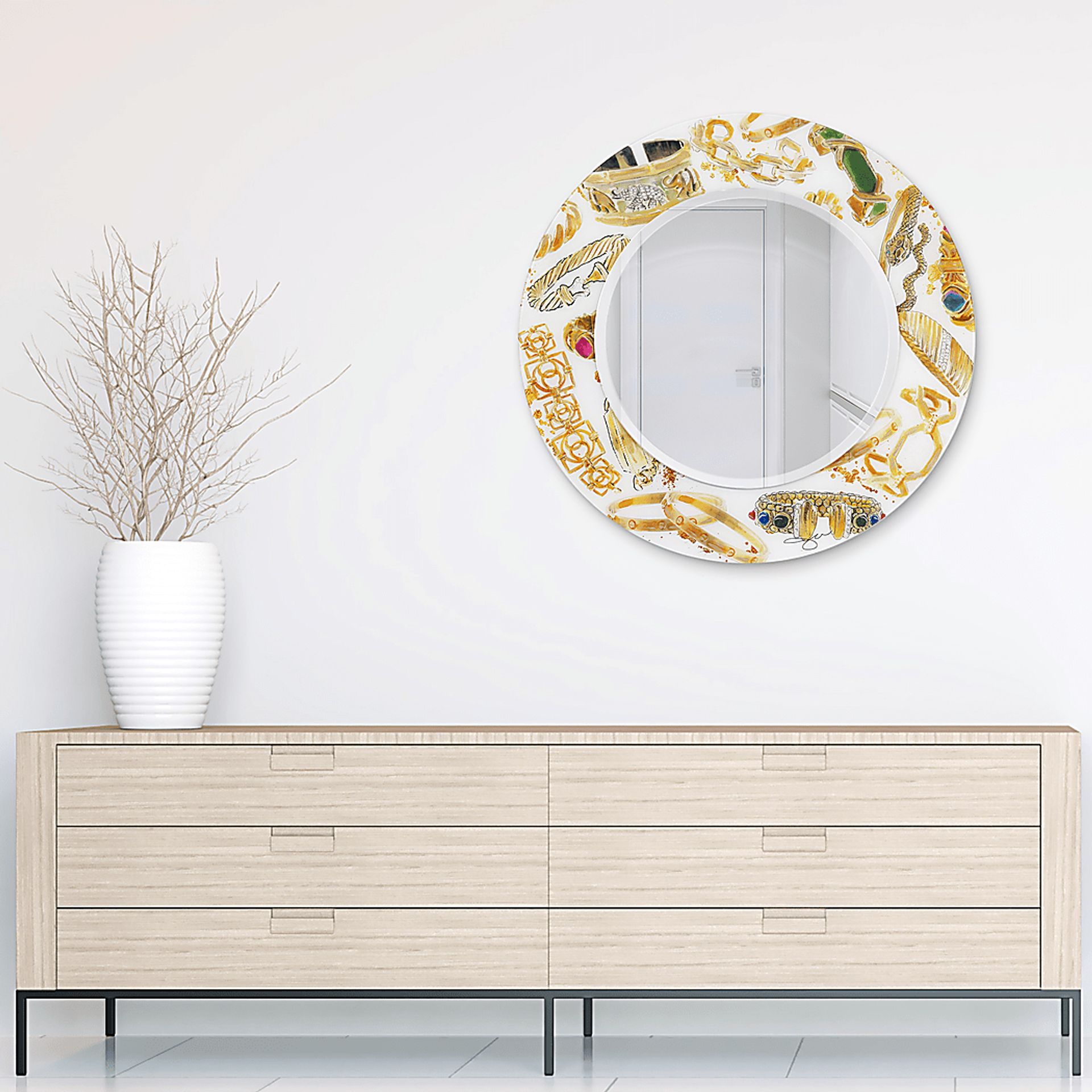 Myla Gold Mirror - Image 5