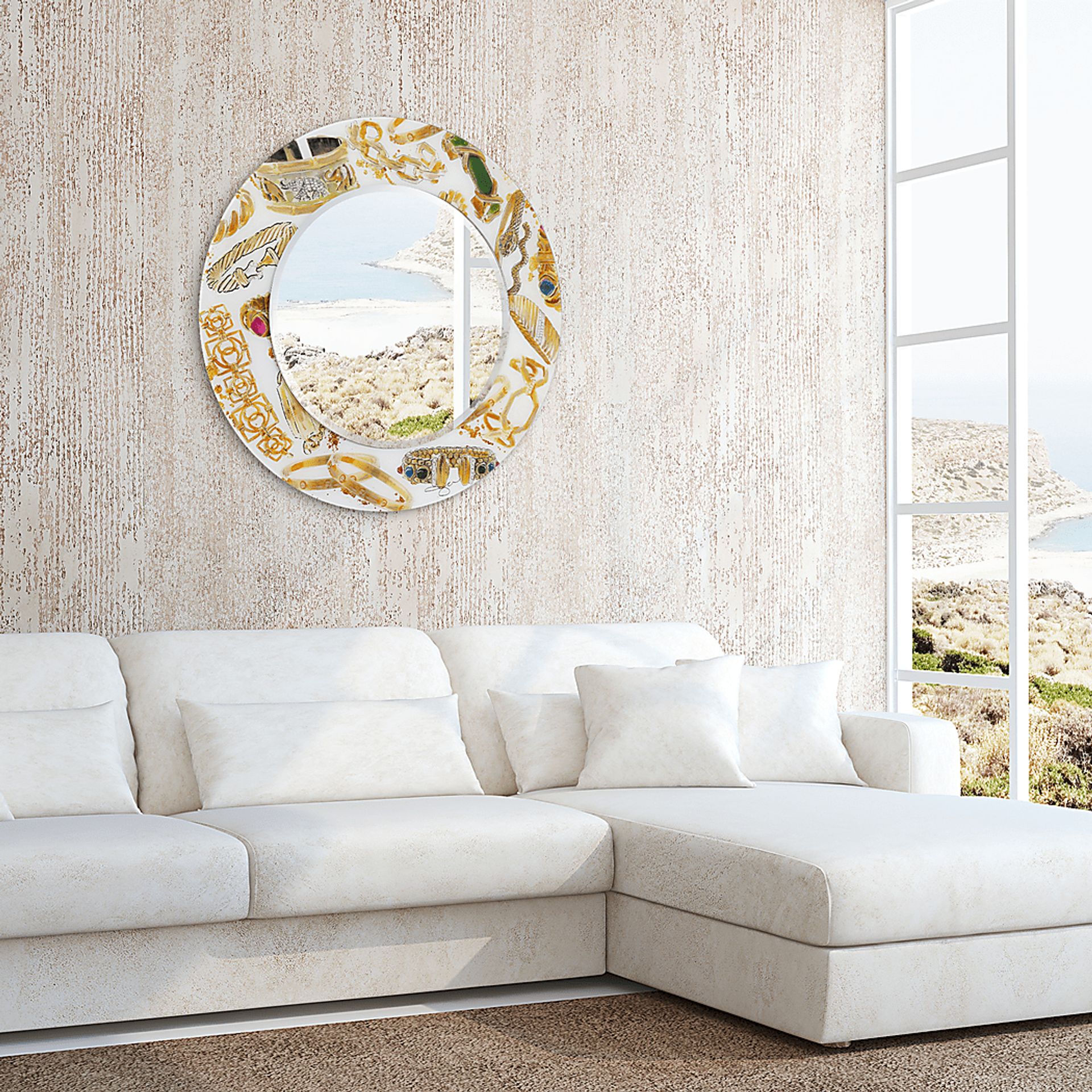 Myla Gold Mirror - Image 6