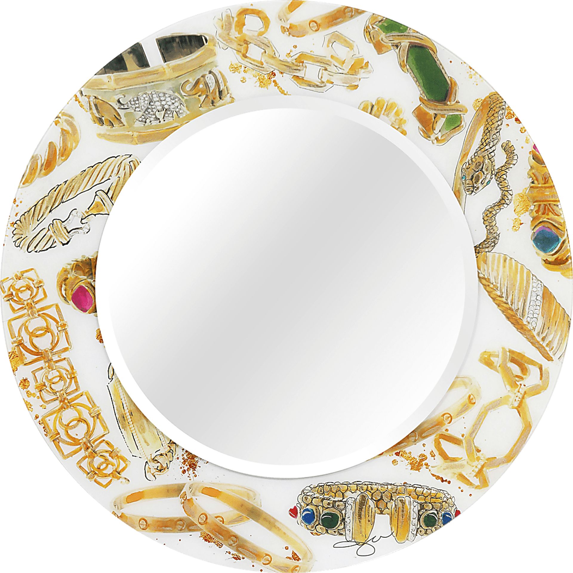 Myla Gold Mirror - Image 1