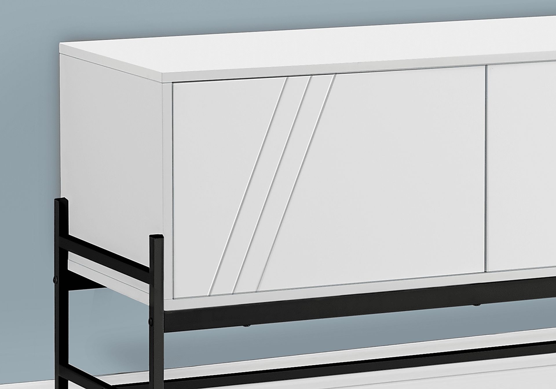 Myleen White 59 in. Console - Image 3