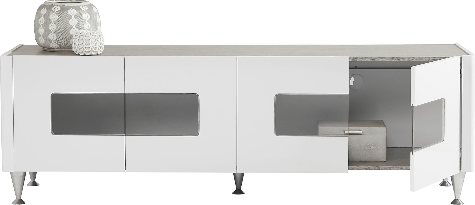 Mylo White 71 in. Console - Image 3