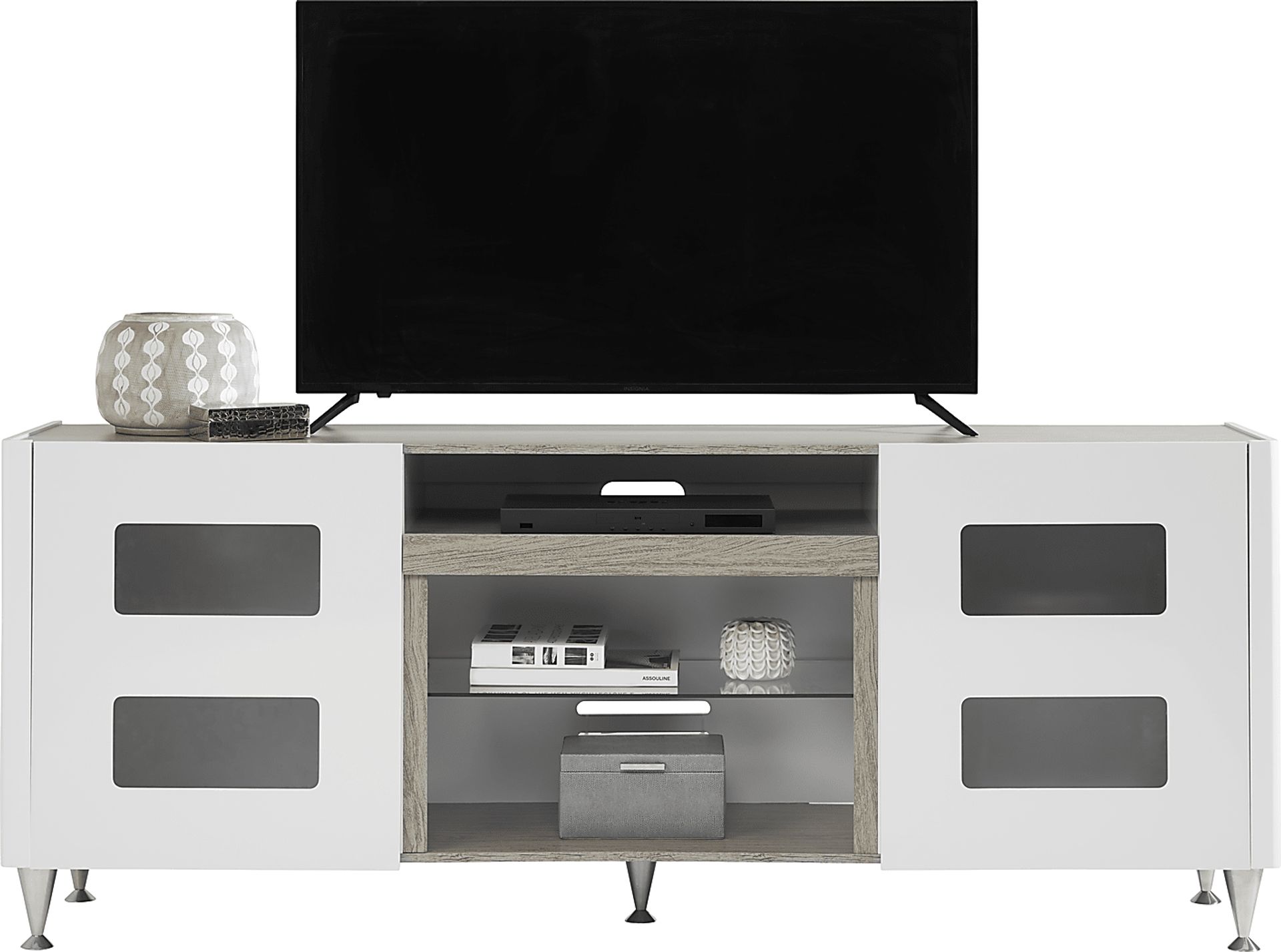 Mylo White 80 in. Console - Image 3