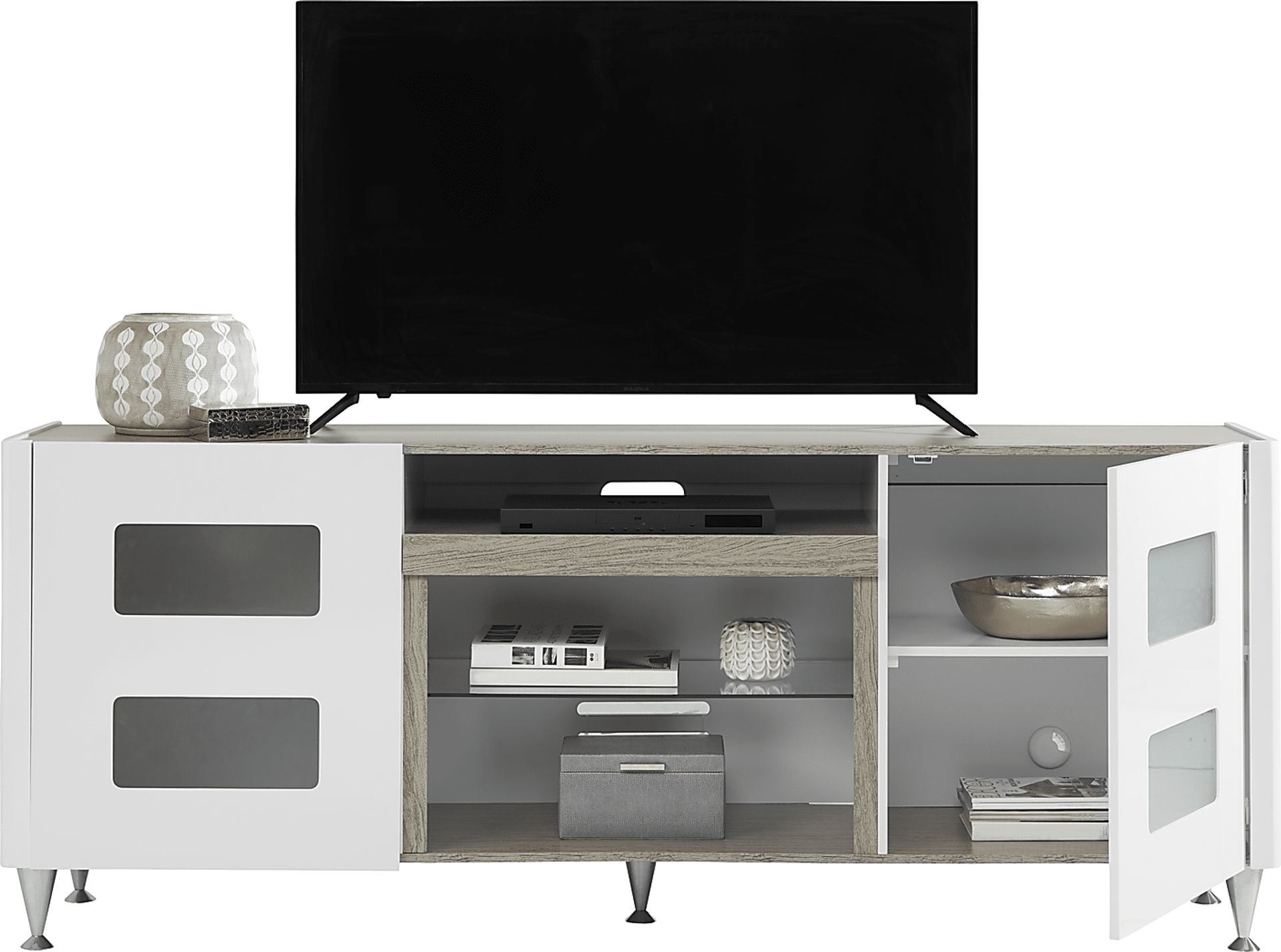 Mylo White 80 in. Console - Image 4