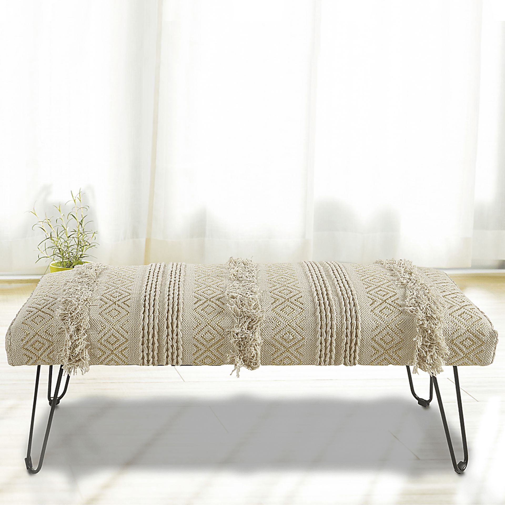 Myrdin Natural Bench - Image 2