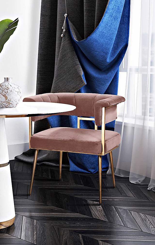 Myriah Mauve Arm Chair - Thumbnail - Image 8