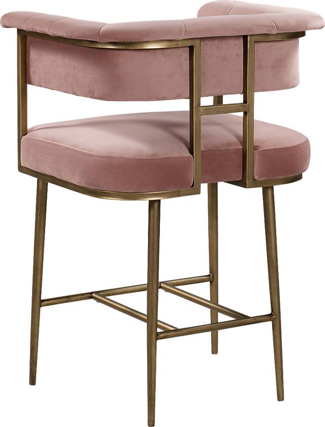 Myriah Mauve Counter Height Stool - Thumbnail - Image 3