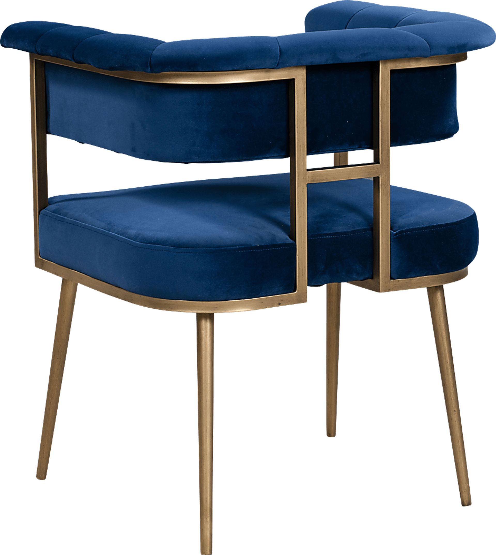 Myriah Navy Arm Chair - Image 3