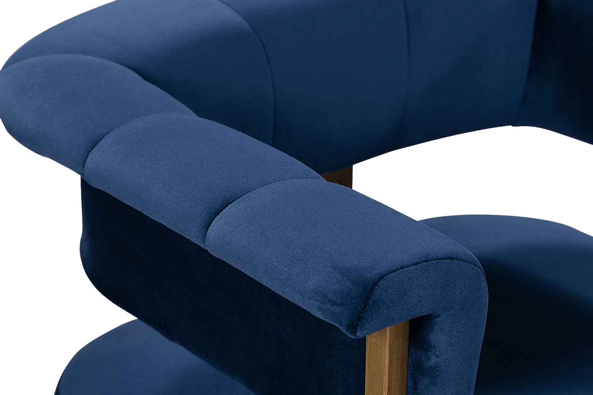 Myriah Navy Arm Chair - Image 6