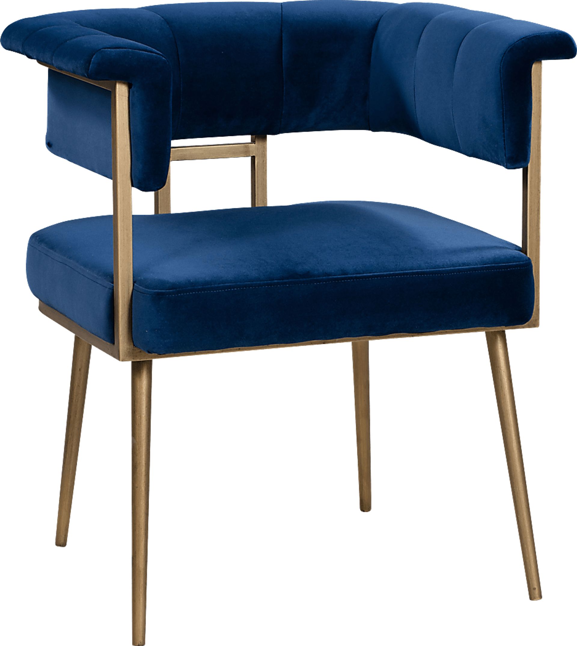 Myriah Navy Arm Chair - Image 1