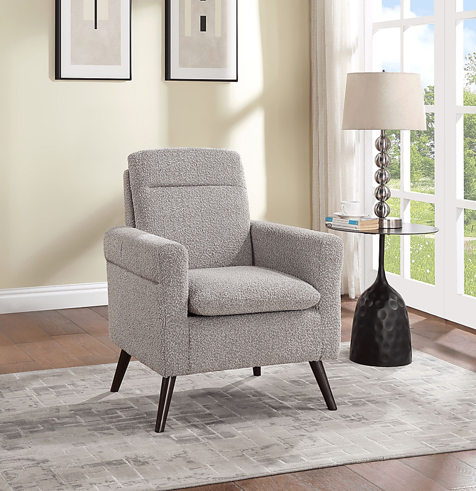 Myrrh Gray Accent Chair - Image 2