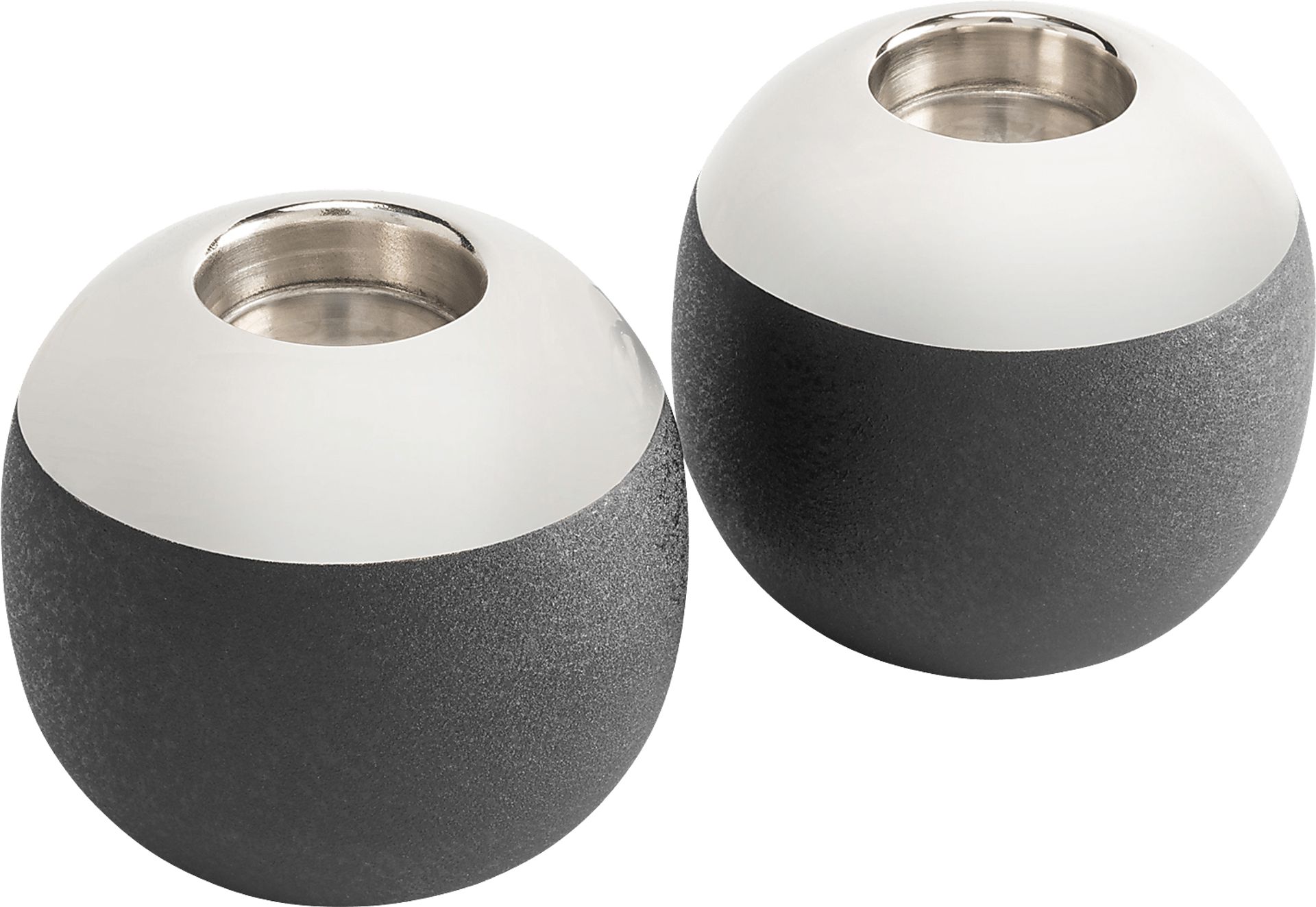 Myrtlea Black Candle Holder, Set of 2 - Image 1