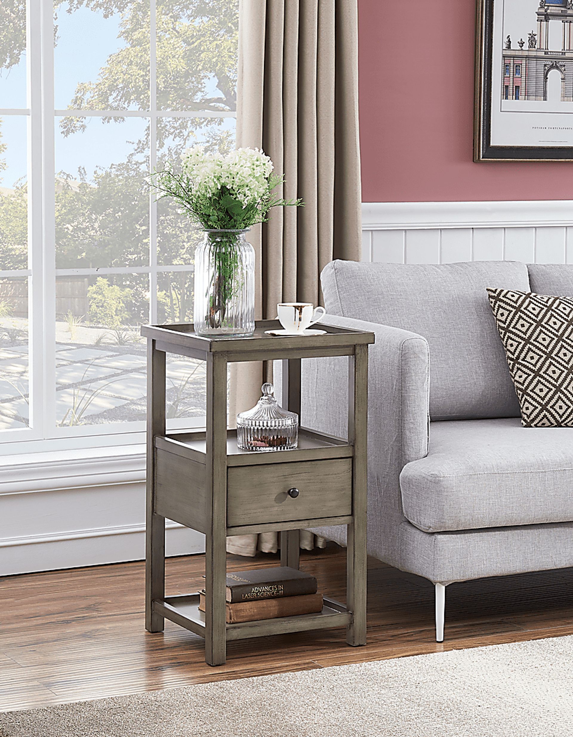 Myrtledale Gray Accent Table - Image 5