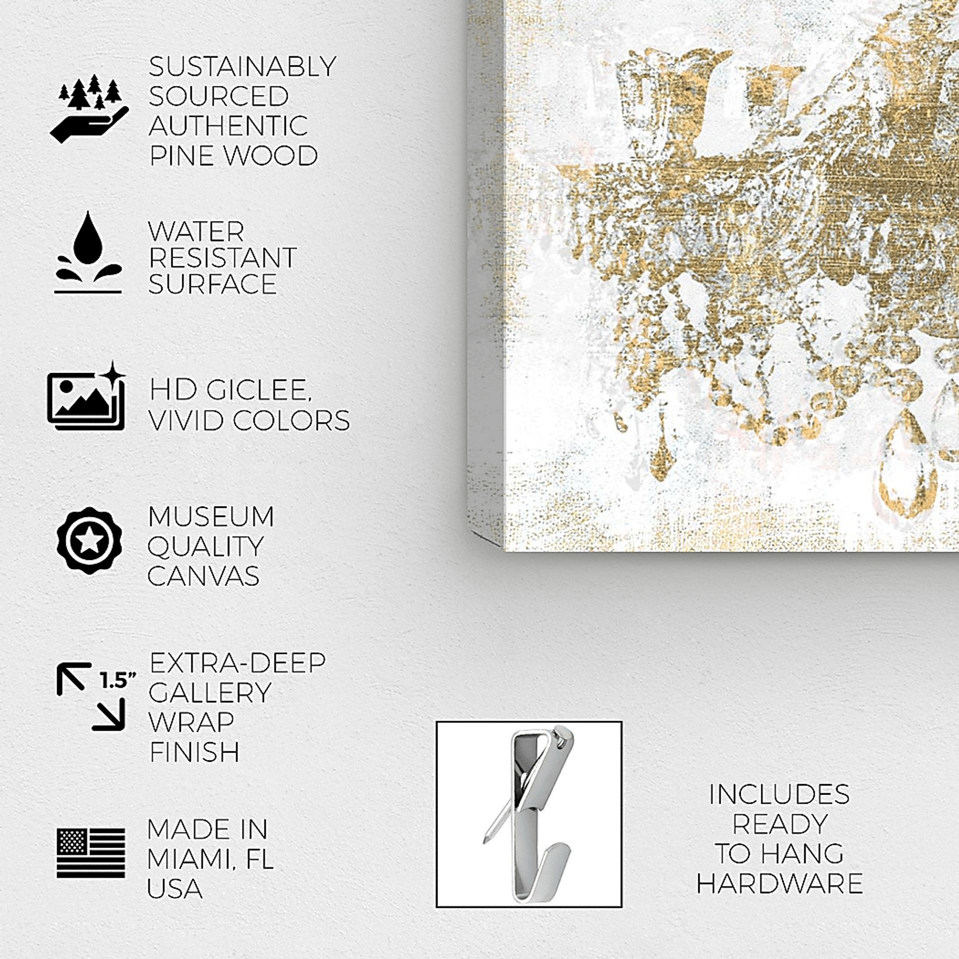 Mystic Radiance Gold Artwork - Image 2