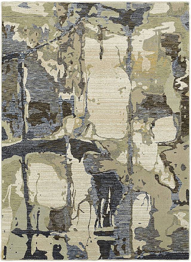 Mystik Blue 6'9 x 9'6 Rug - Thumbnail - Image 1