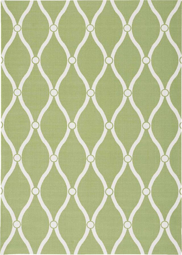 Nabella Green 8' x 11' Indoor/Outdoor Rug - Thumbnail - Image 1