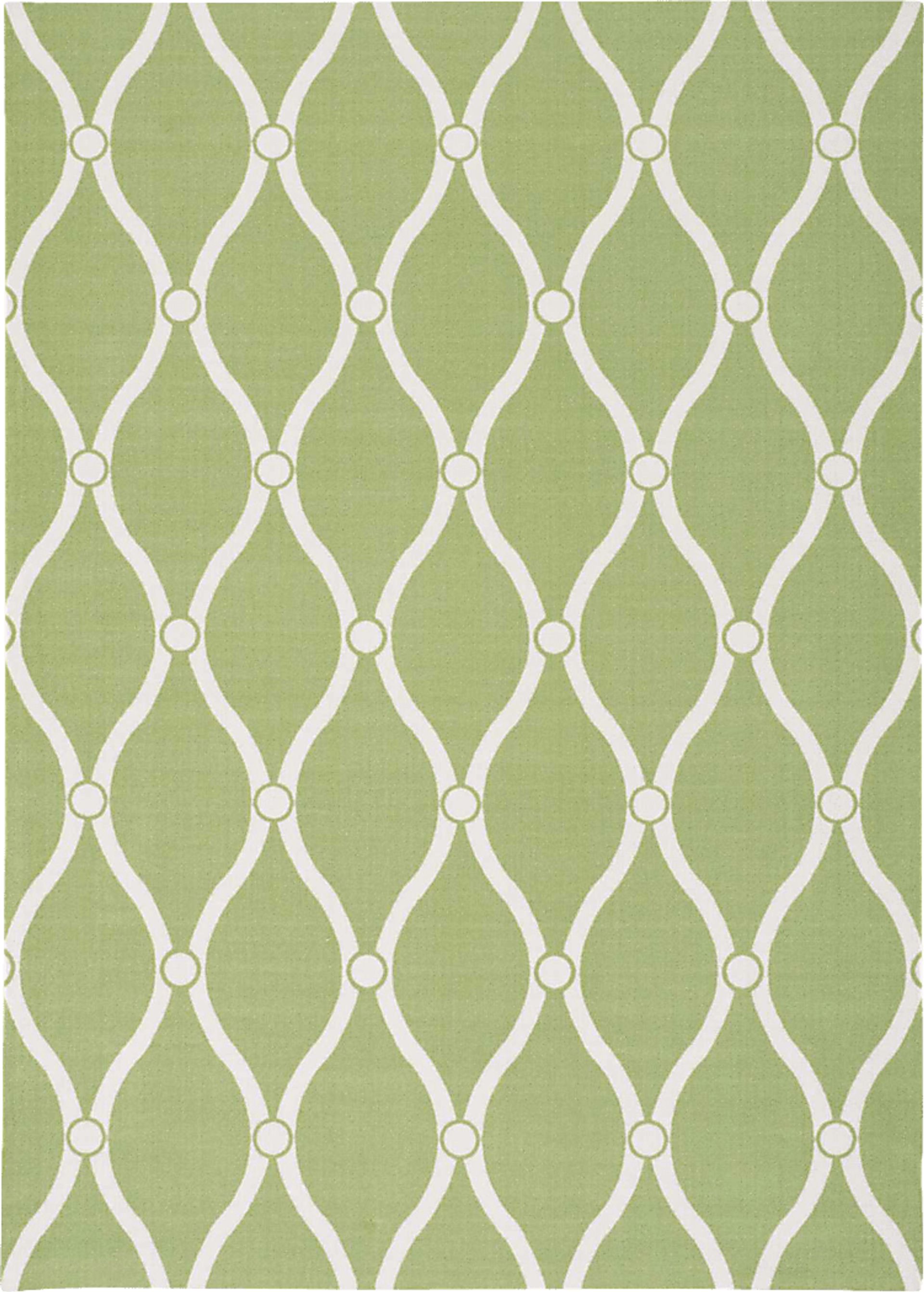 Nabella Green 8' x 11' Indoor/Outdoor Rug - Image 1