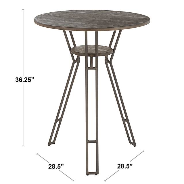 Nabersham Espresso Pub Table - Thumbnail - Image 8