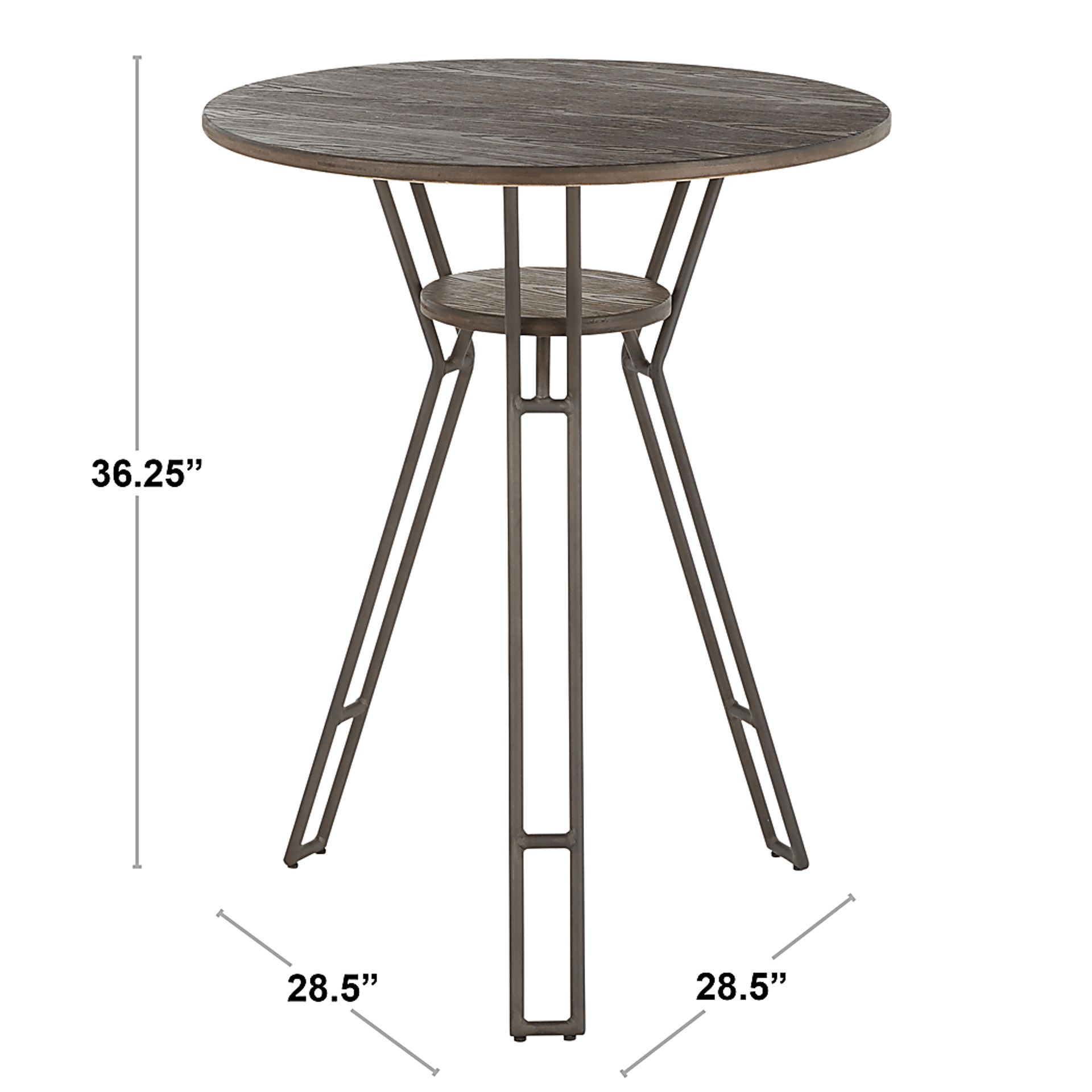 Nabersham Espresso Pub Table - Image 8