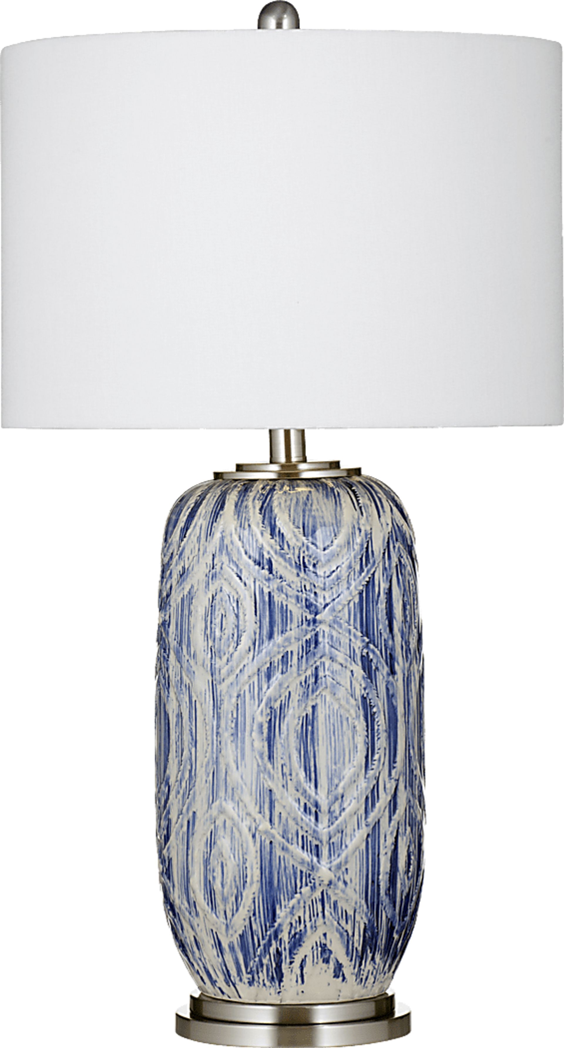 Nacoma Oaks Blue Lamp - Image 1
