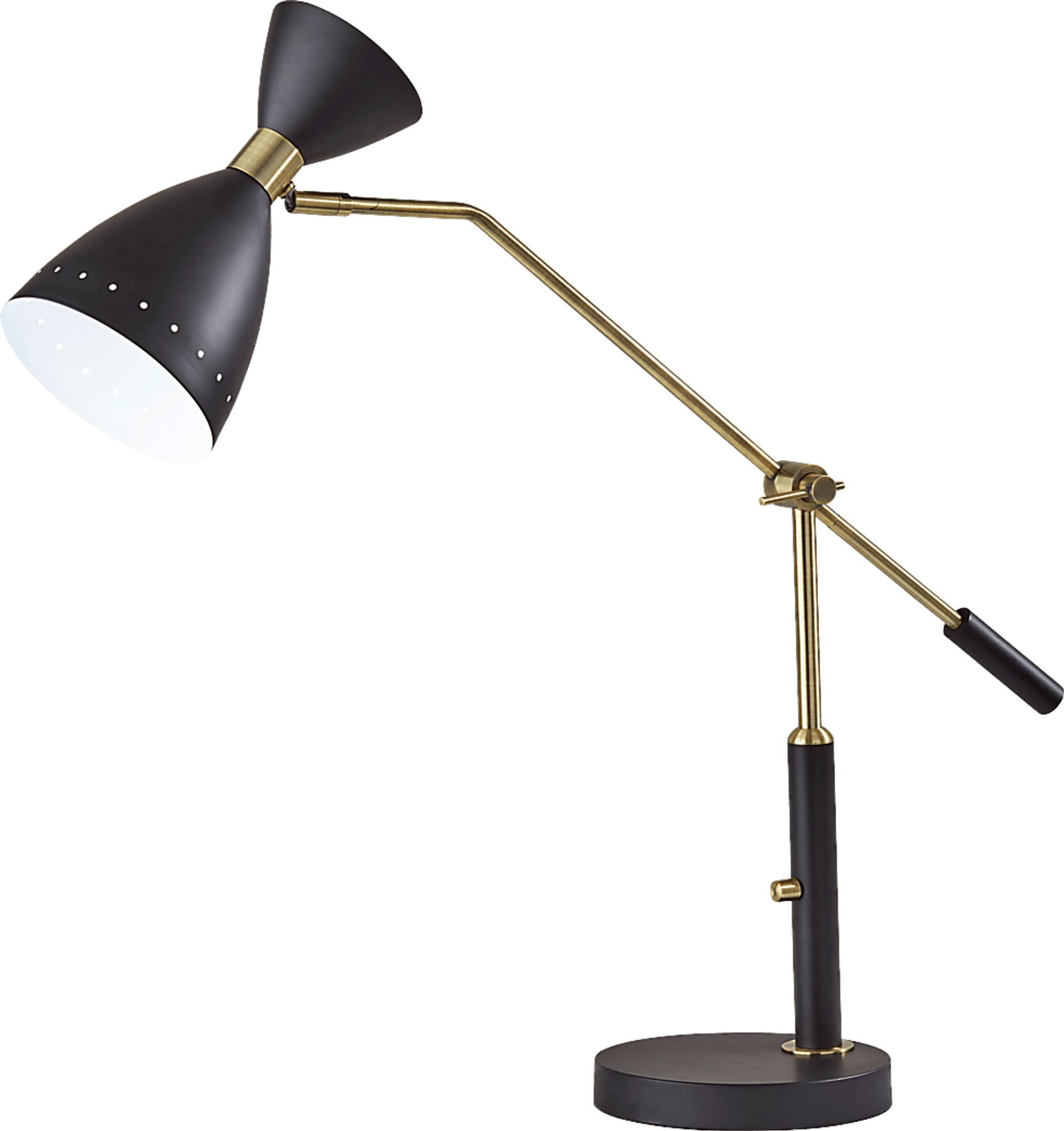 Nadeau Circle Black Lamp - Image 1
