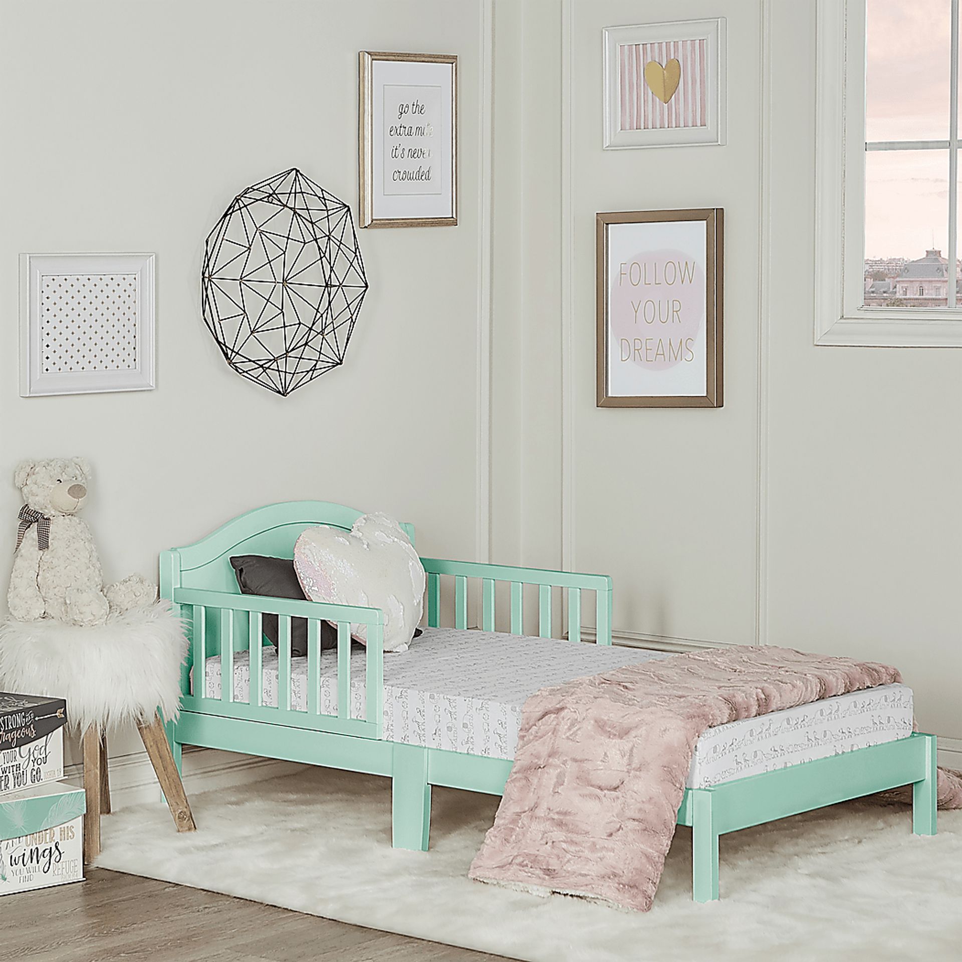 Nadeline Mint Toddler Bed - Image 5