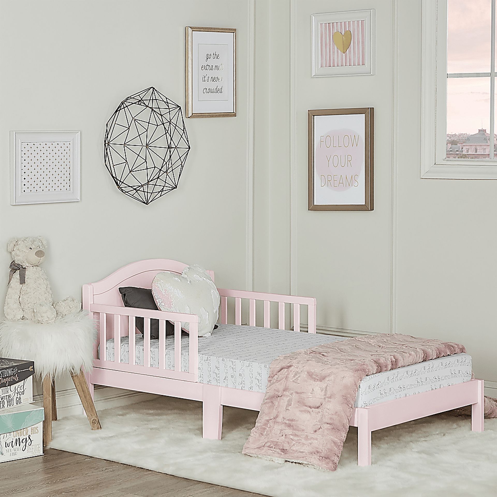 Nadeline Pink Toddler Bed - Image 5
