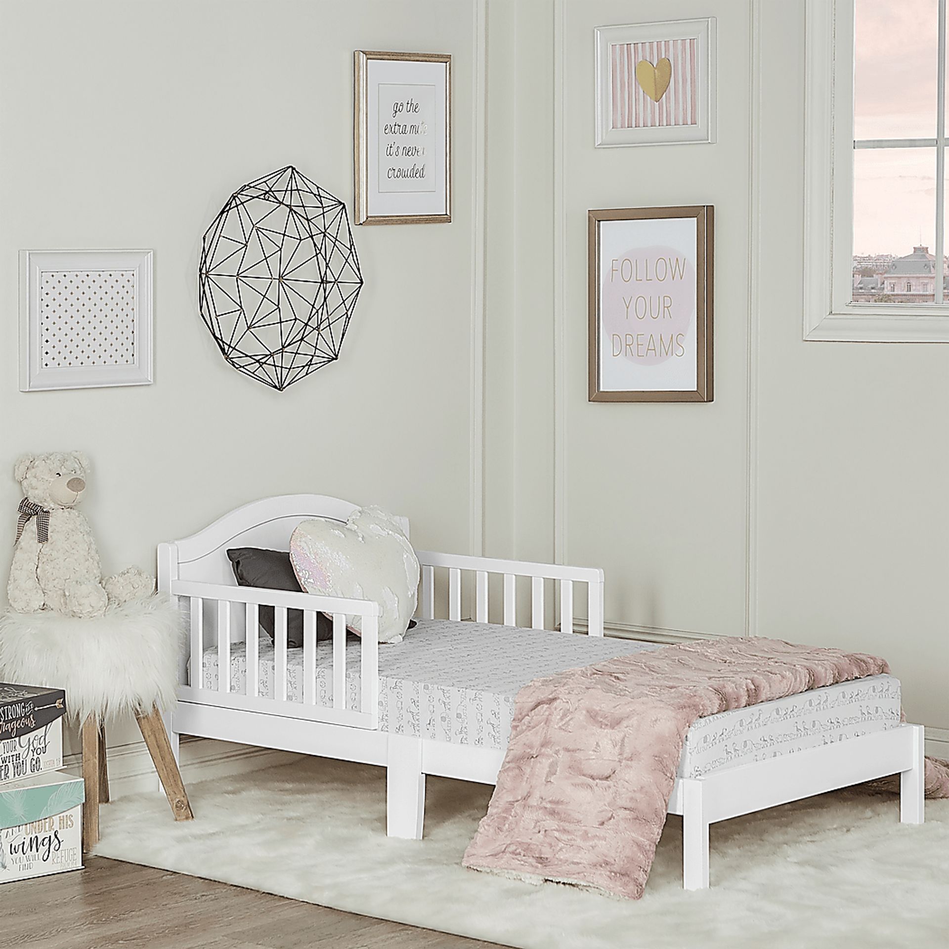 Nadeline White Toddler Bed - Image 5