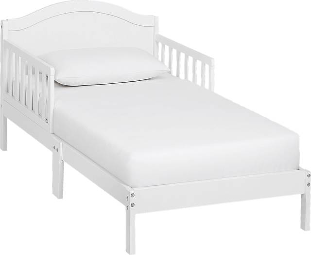 Nadeline White Toddler Bed - Thumbnail - Image 1