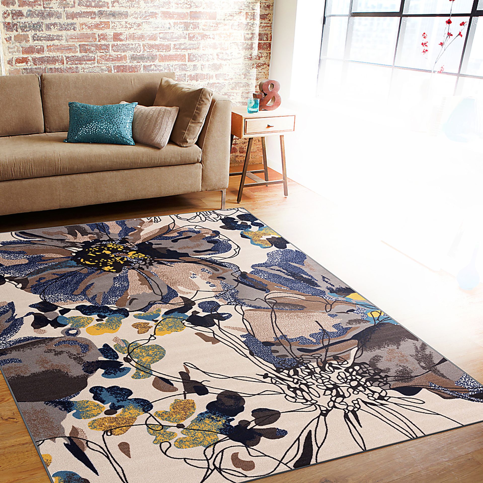 Nadelyn Cream 7'10 x 10' Rug - Image 3
