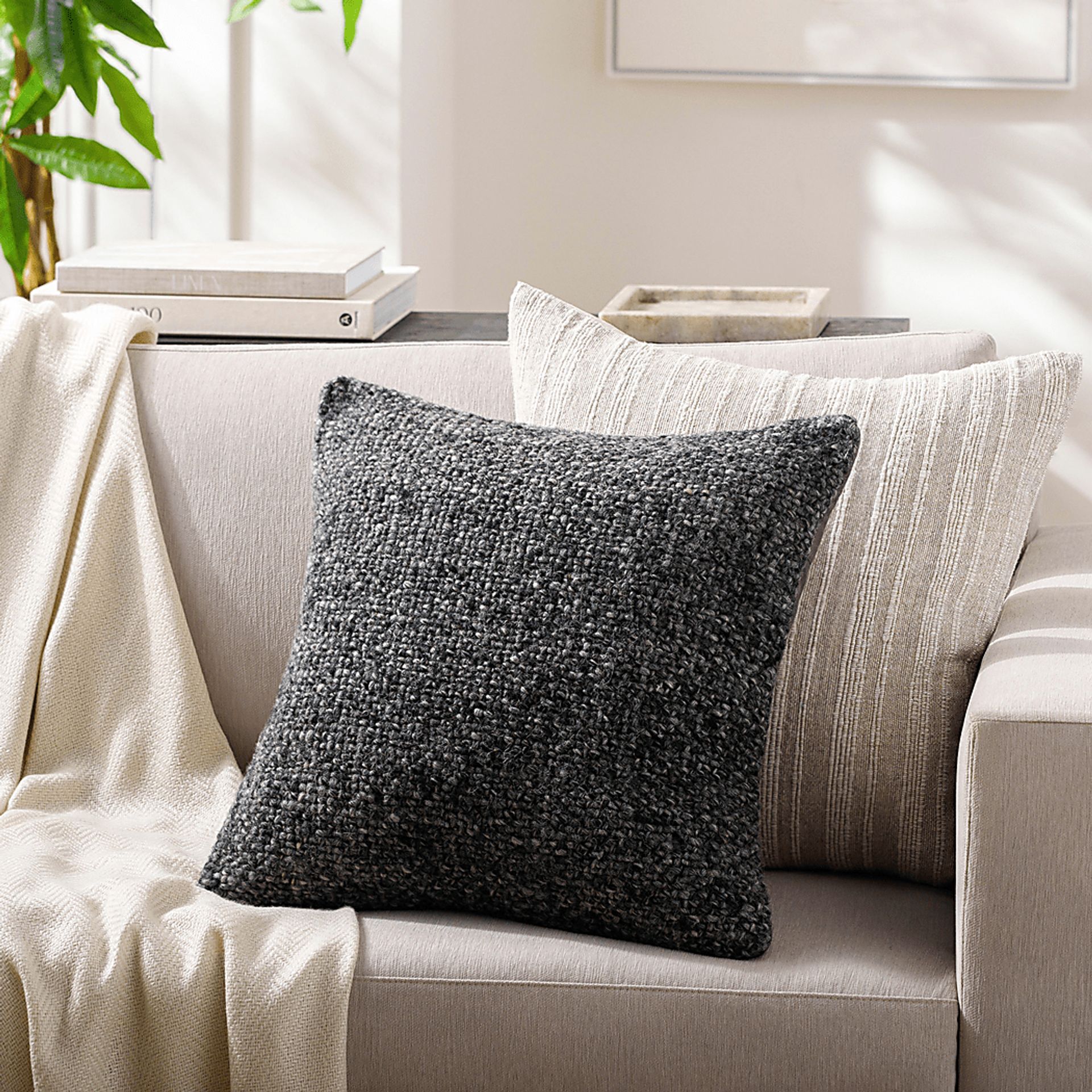 Nadira Black Accent Pillow - Image 2