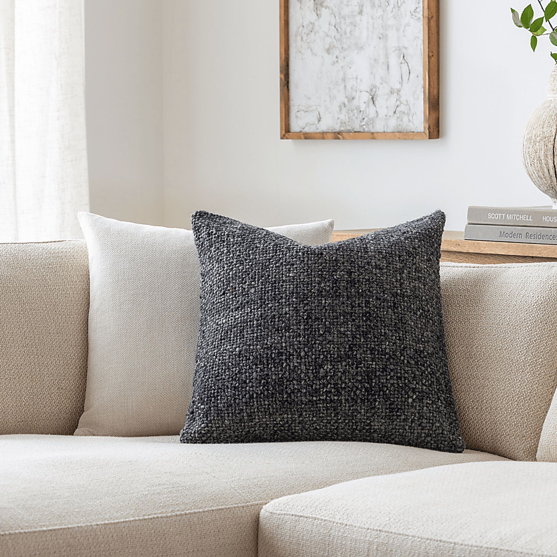 Nadira Black Accent Pillow - Image 3