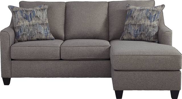 Nadler Gray Sofa Chaise - Thumbnail - Image 1