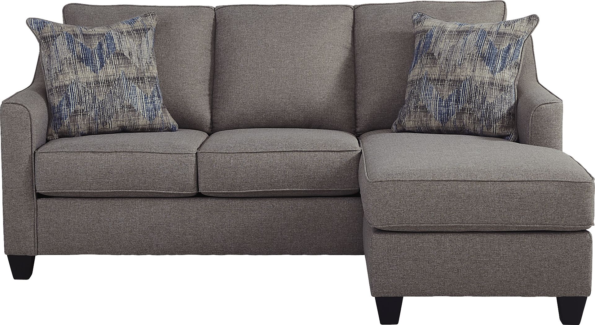 Nadler Gray Sofa Chaise - Image 1