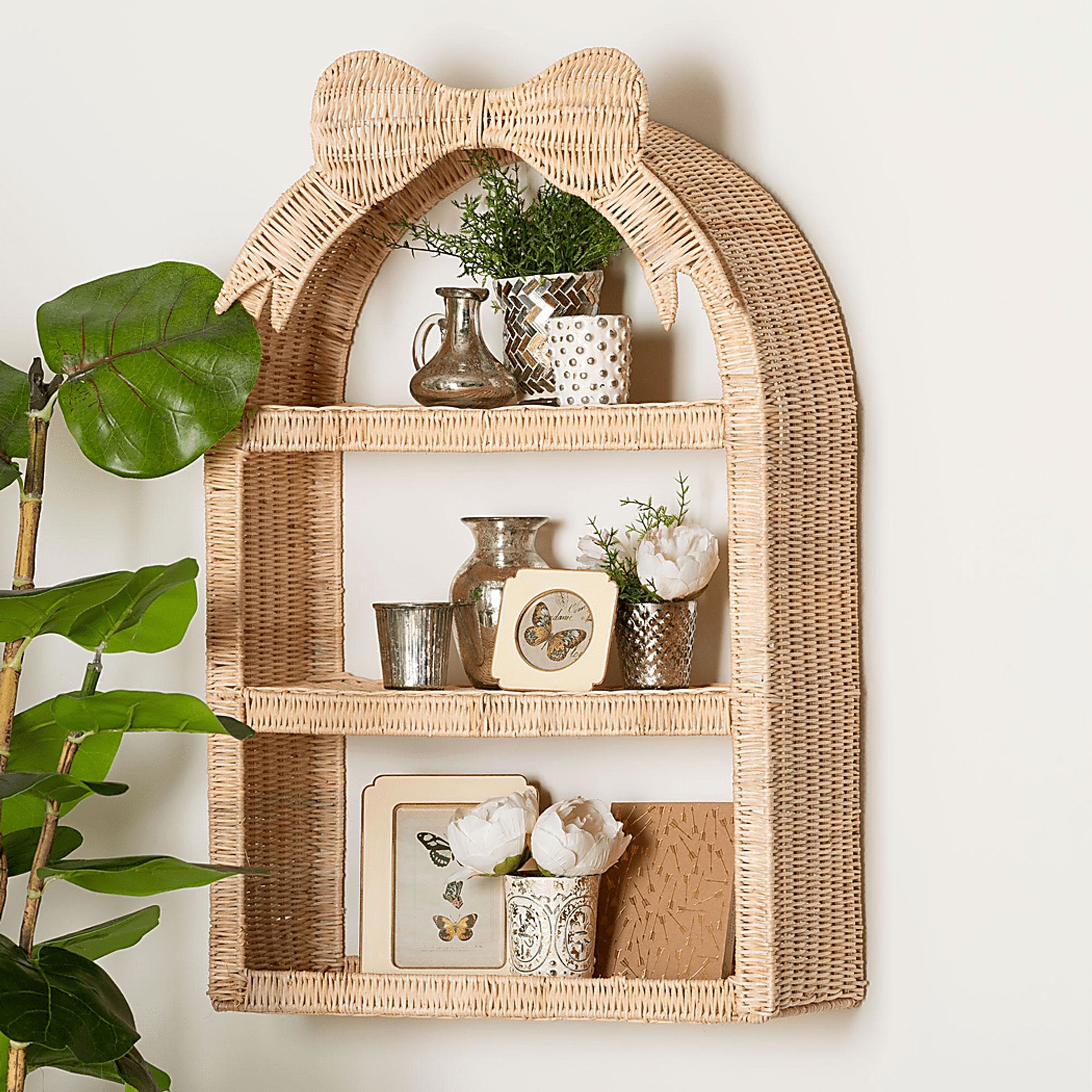 Nado Light Brown Wall Shelf - Image 2