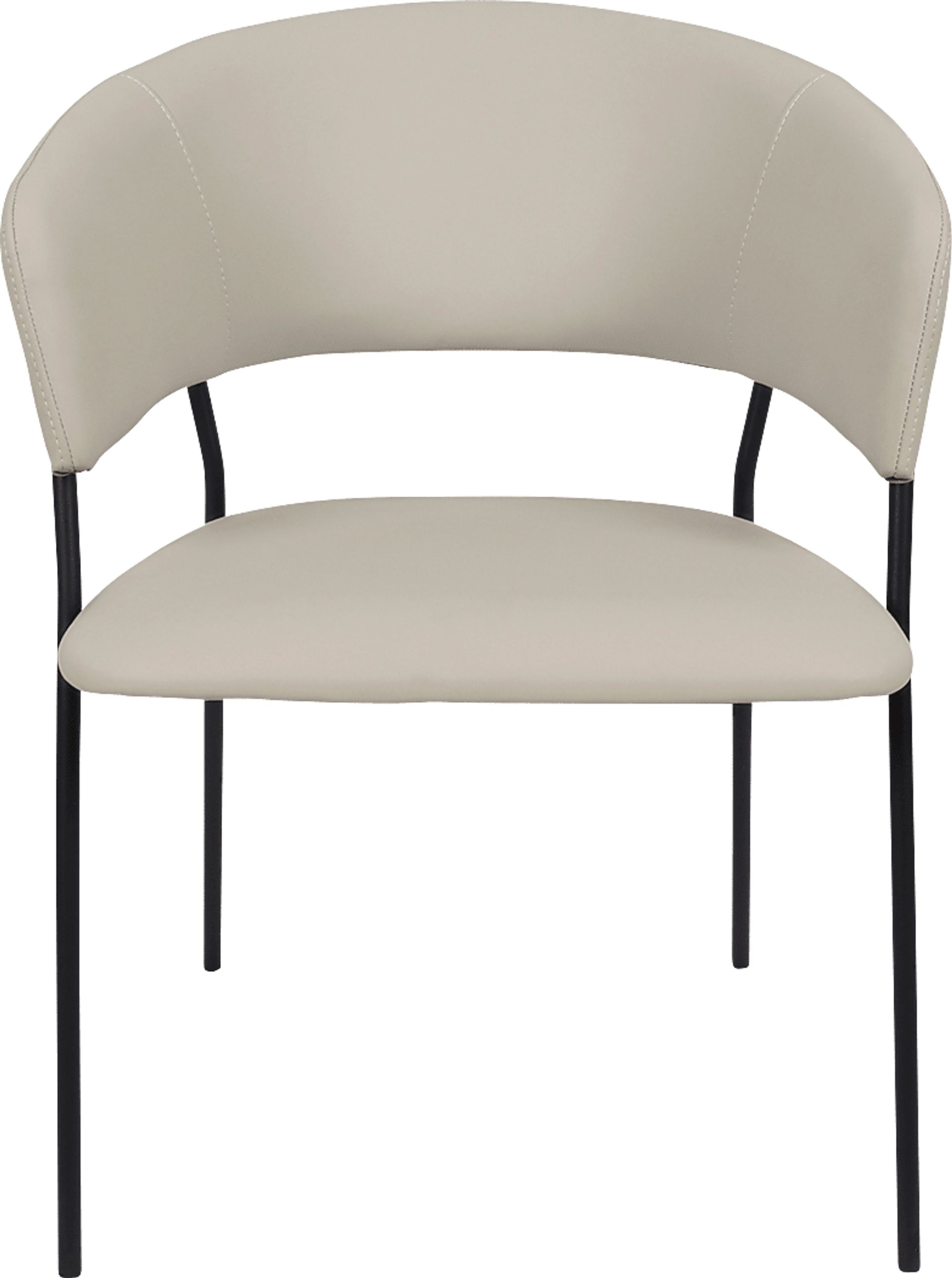 Nadol Gray Armchair, Set of 4 - Image 3