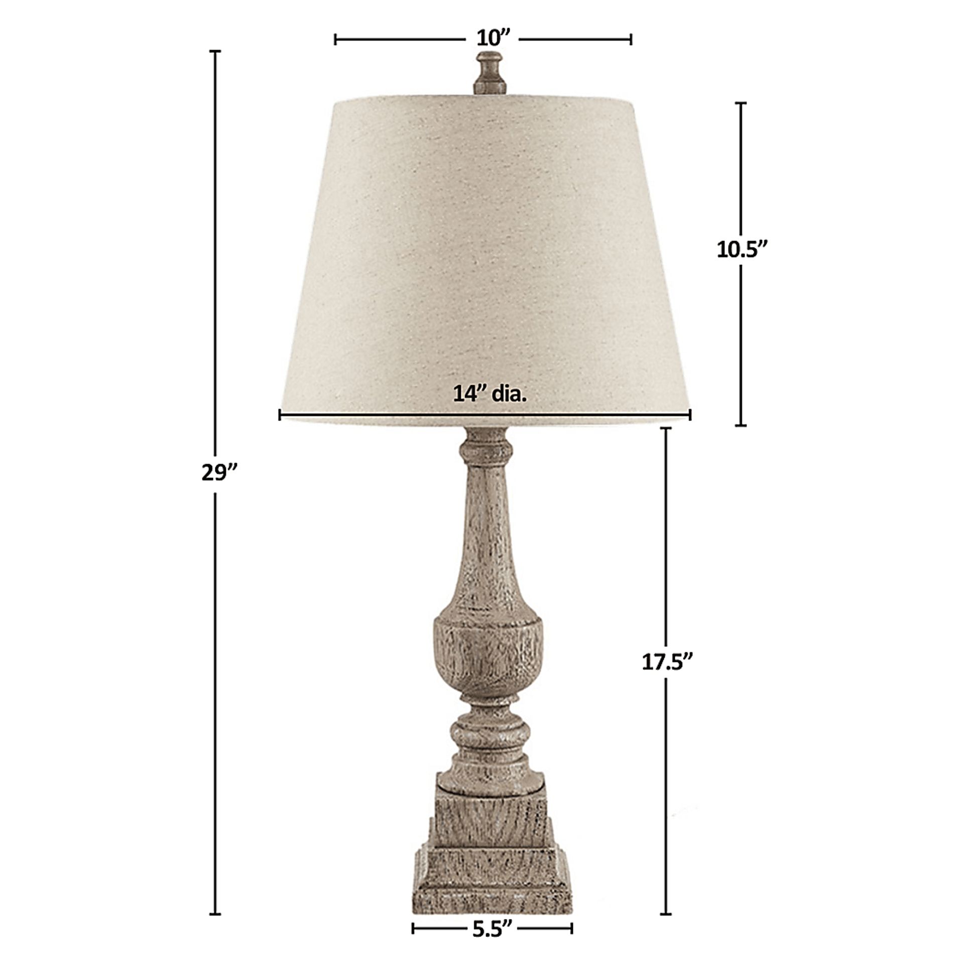 Nafa Cave Gray Lamp, Set of 2 - Image 13