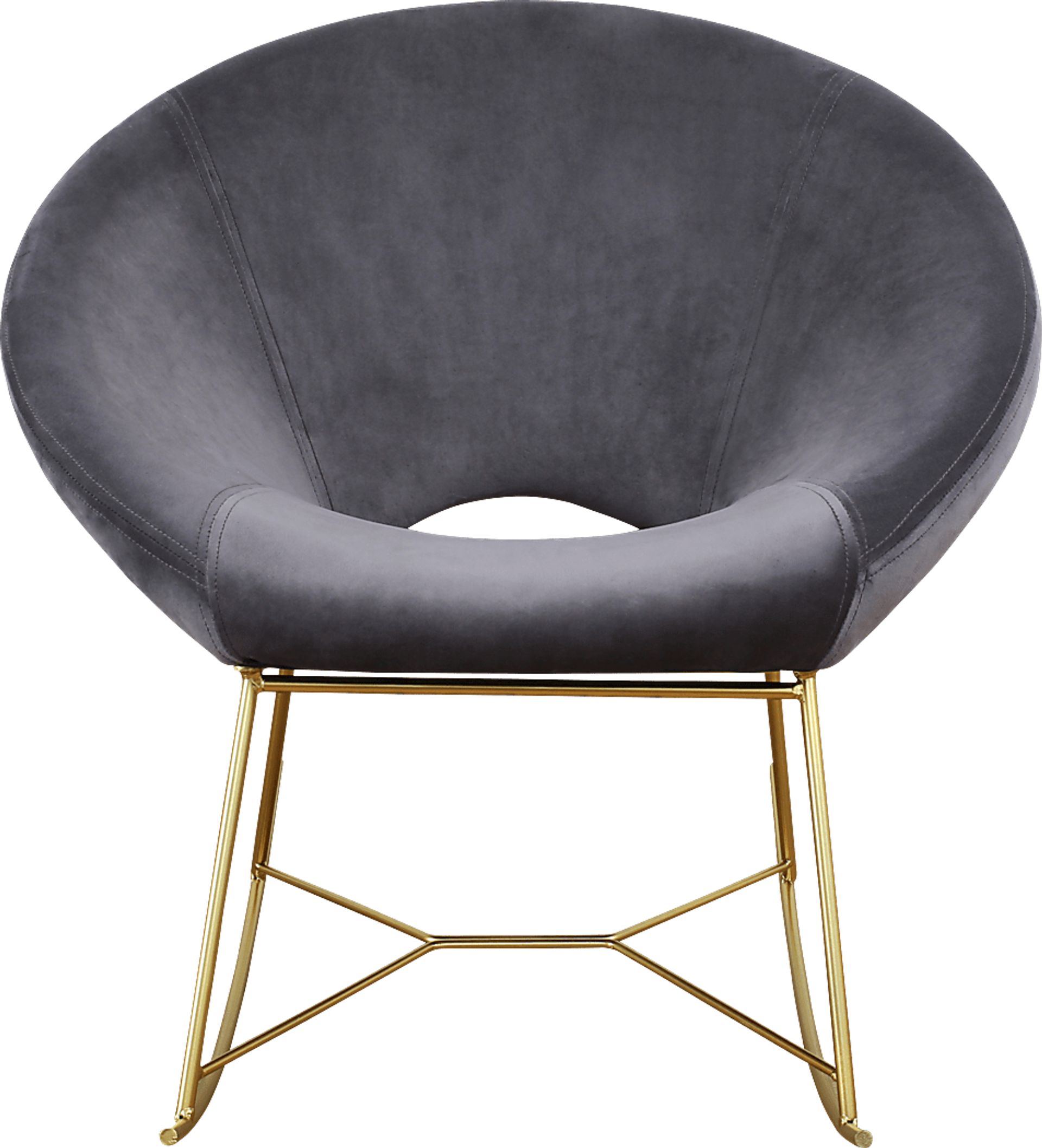 Nagel Gray Rocker Chair - Image 2