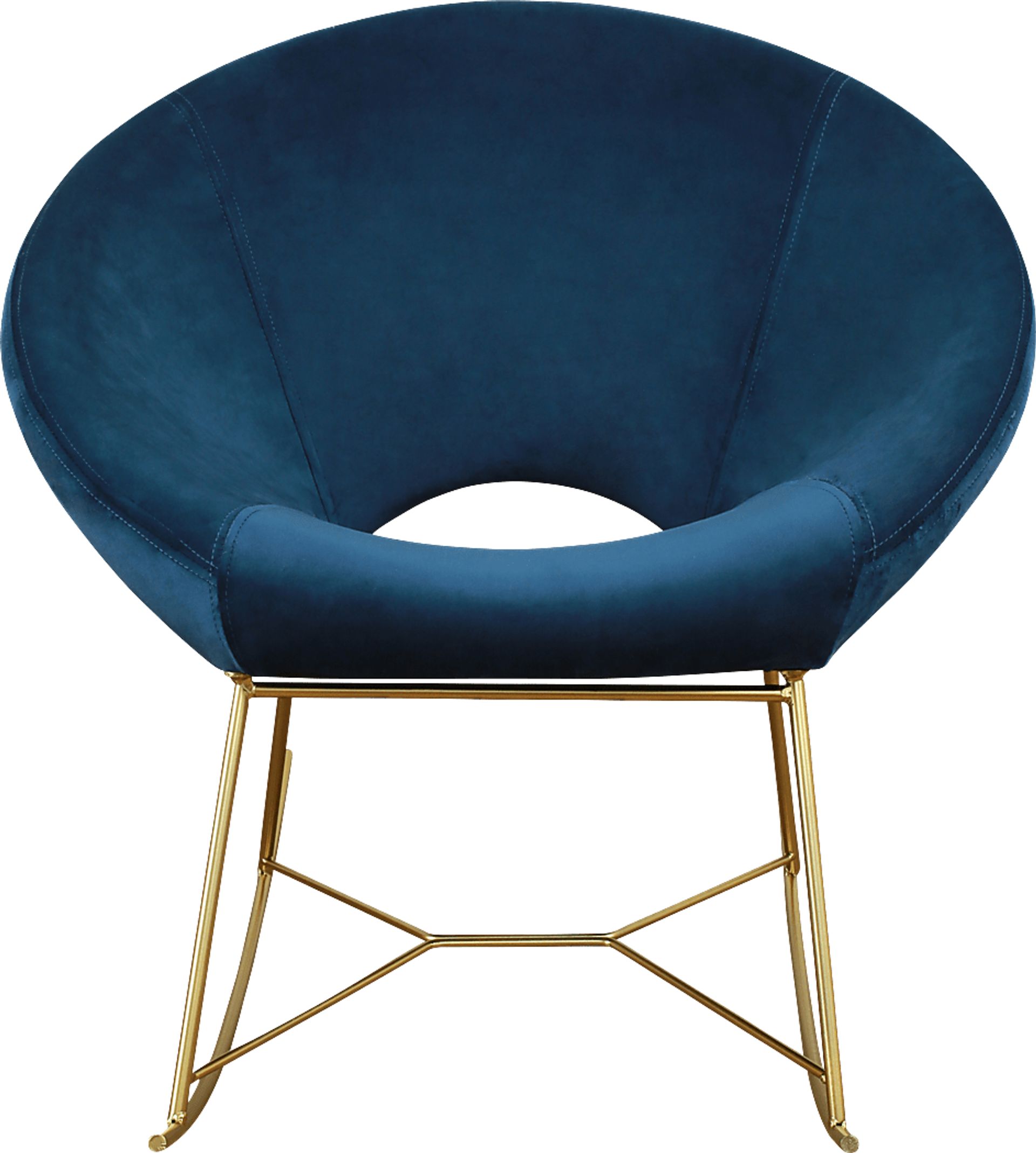 Nagel Navy Rocker Chair - Image 2
