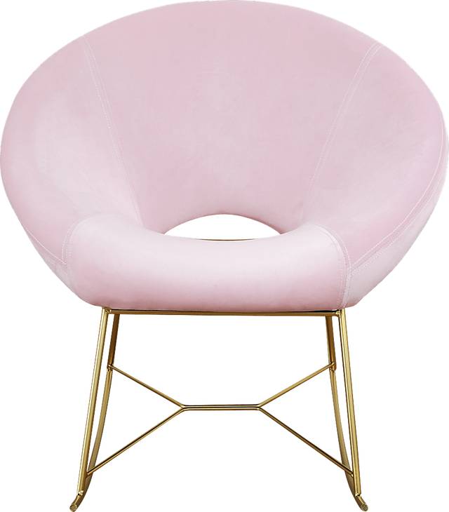 Nagel Pink Rocker Chair - Thumbnail - Image 2